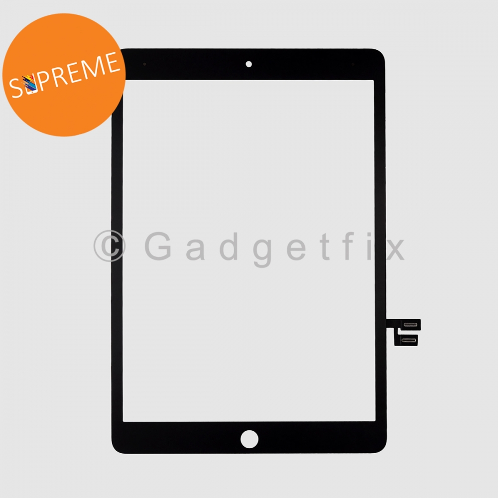 Supreme Black Touch Screen Digitizer + Adhesive For iPad 9 10.2" A2602 A2603 (2021)