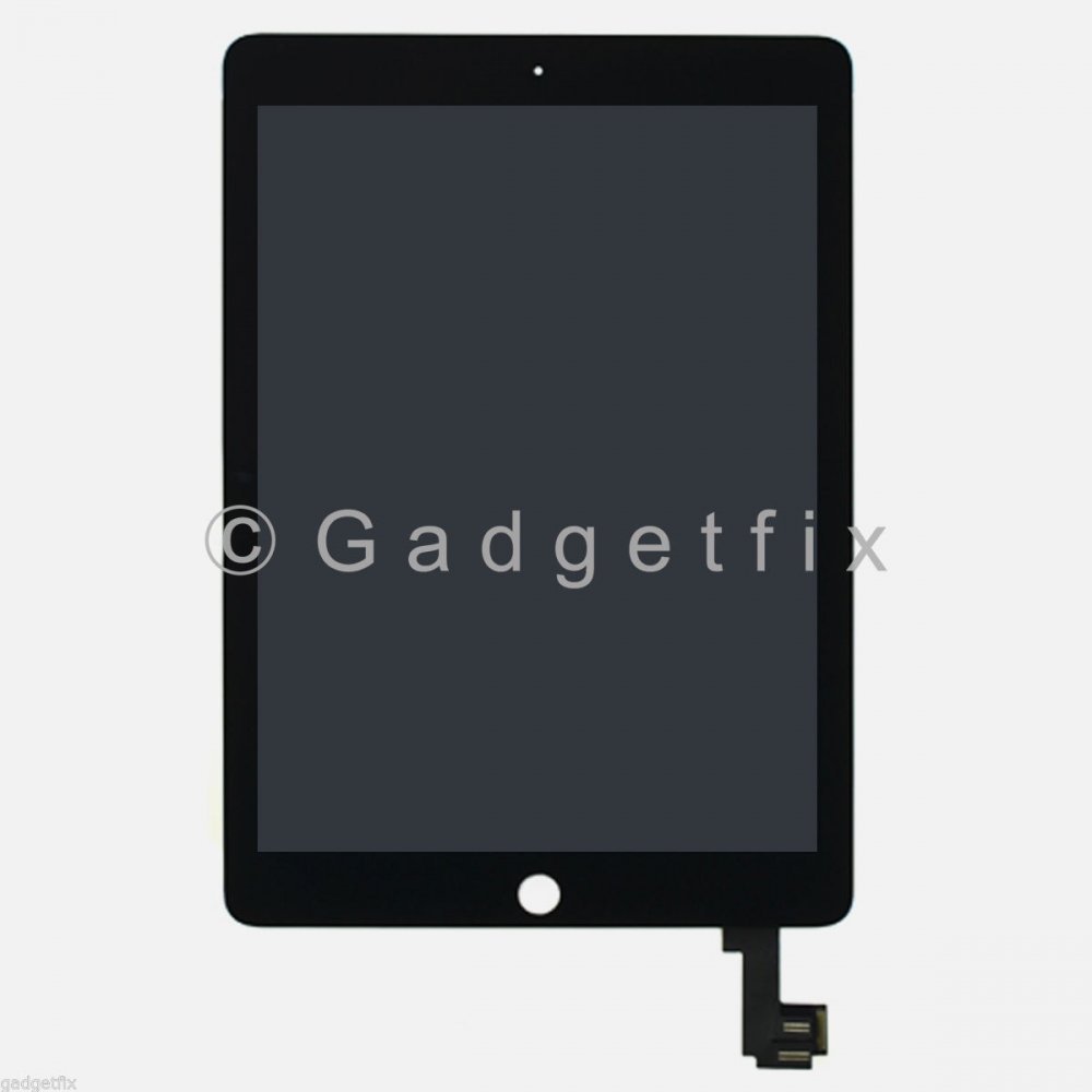 White Display LCD Touch Screen Digitizer Sleep Wake Sensor Flex for iPad Air 2