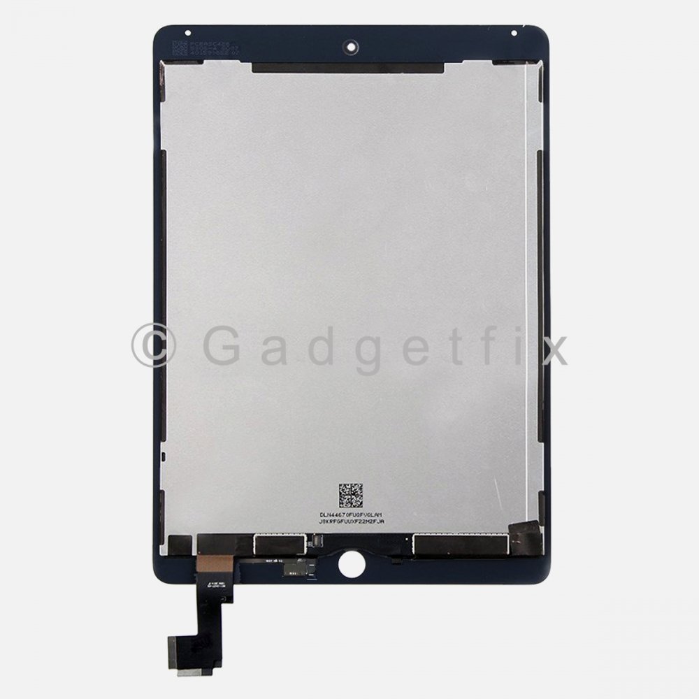 Black FOG LCD Display Touch Screen Assembly With Sleep | Wake Sensor for iPad Air 2 A1566 | A1567
