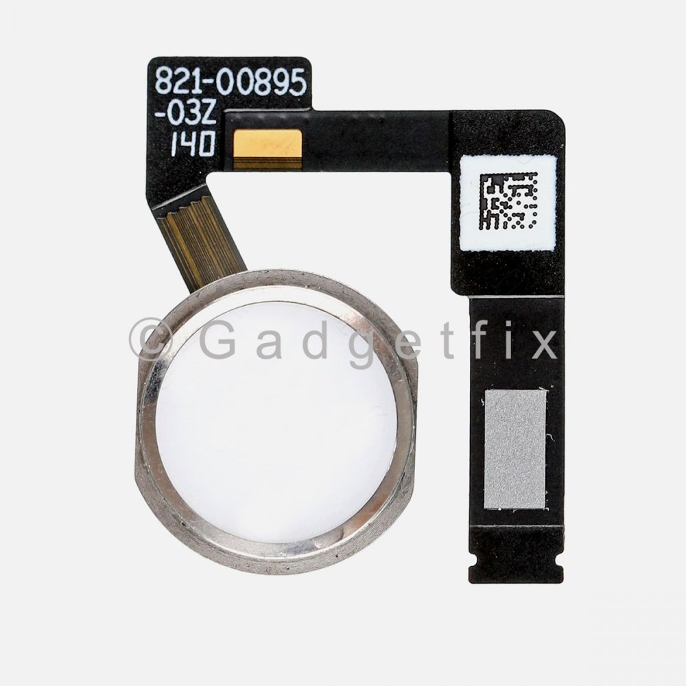 Silver Home Menu Button Flex Cable for iPad Pro 12.9 2nd Gen A1670 A1671