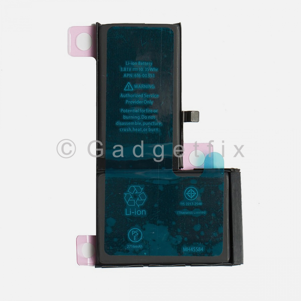 New 2716 mAh Battery Replacement For Iphone X 616-00351