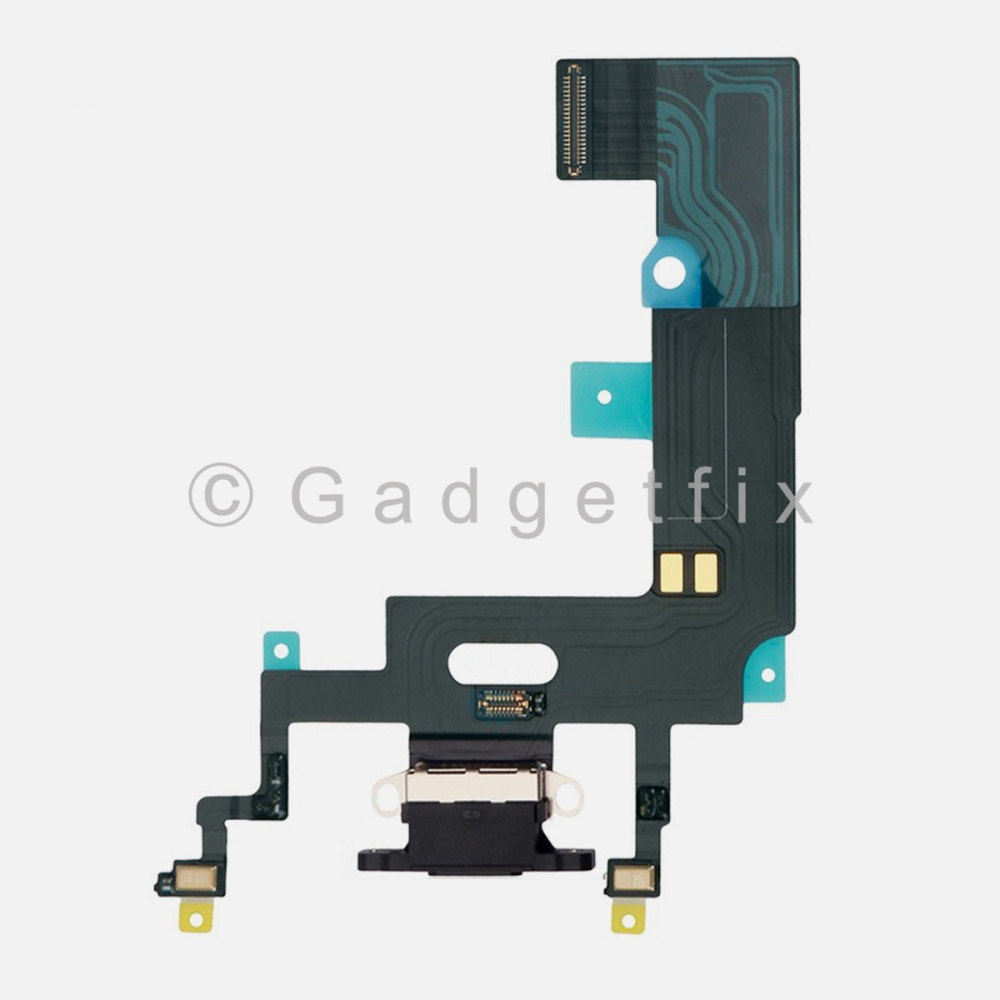 Black Lightning Charger Charging Port Dock Connector Flex Cable For Iphone XR