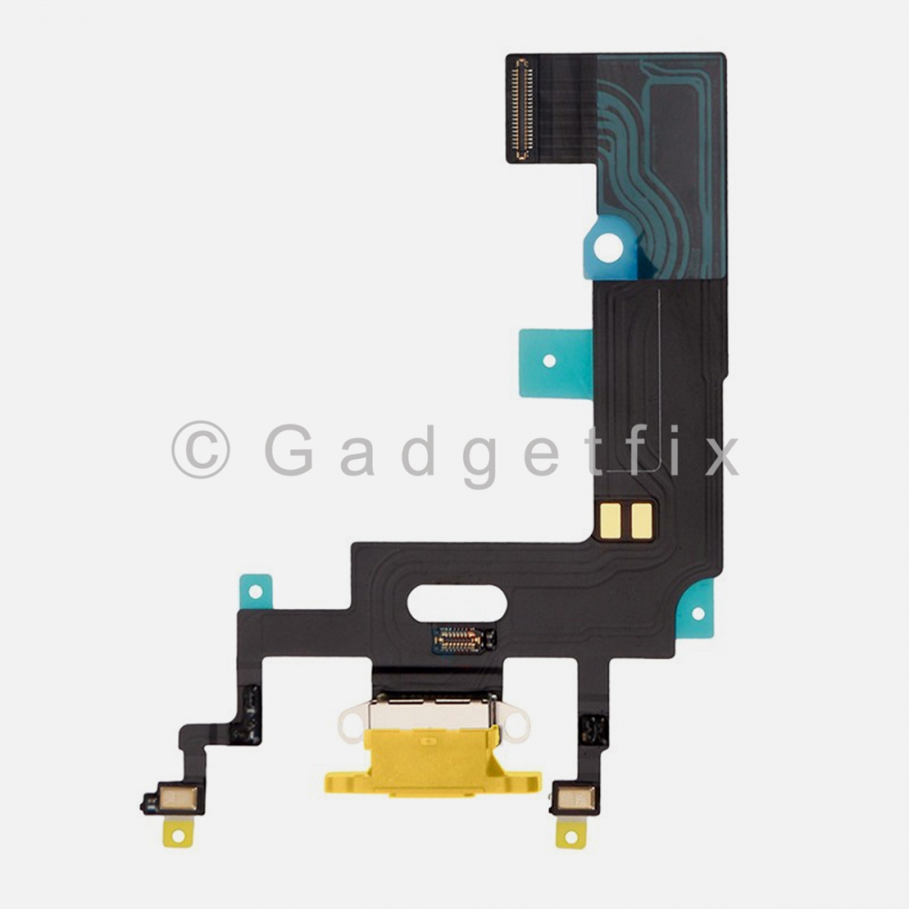 Yellow Lightning Charger Charging Port Dock Connector Flex Cable For Iphone XR