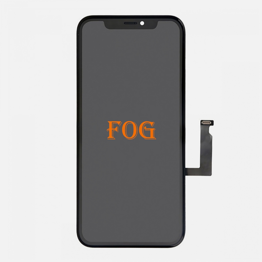 FOG LCD Display Screen Assembly For iPhone XR (Back Plate Pre-Installed)