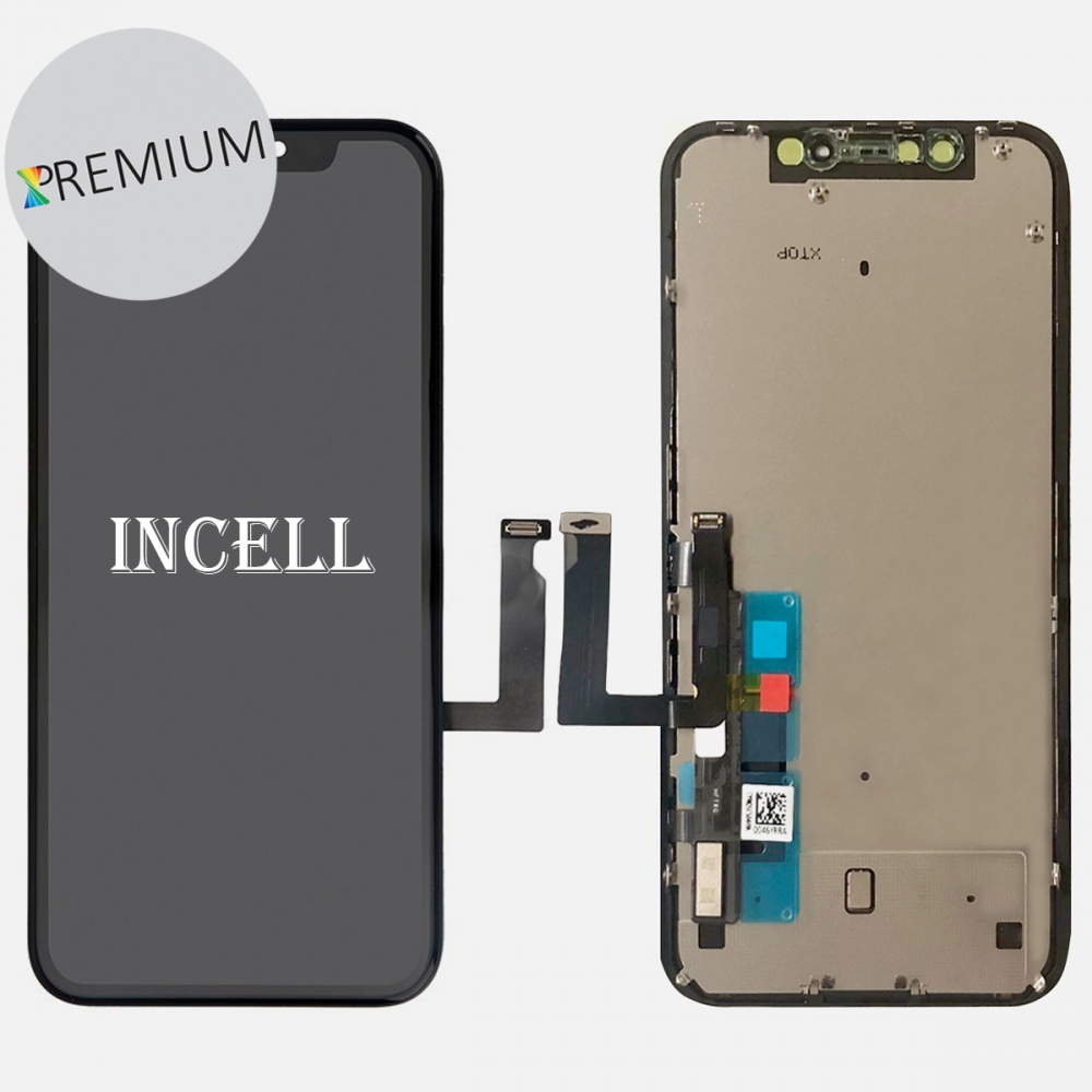 Premium Incell Display LCD Touch Digitizer Screen Frame + Back Plate for Iphone XR