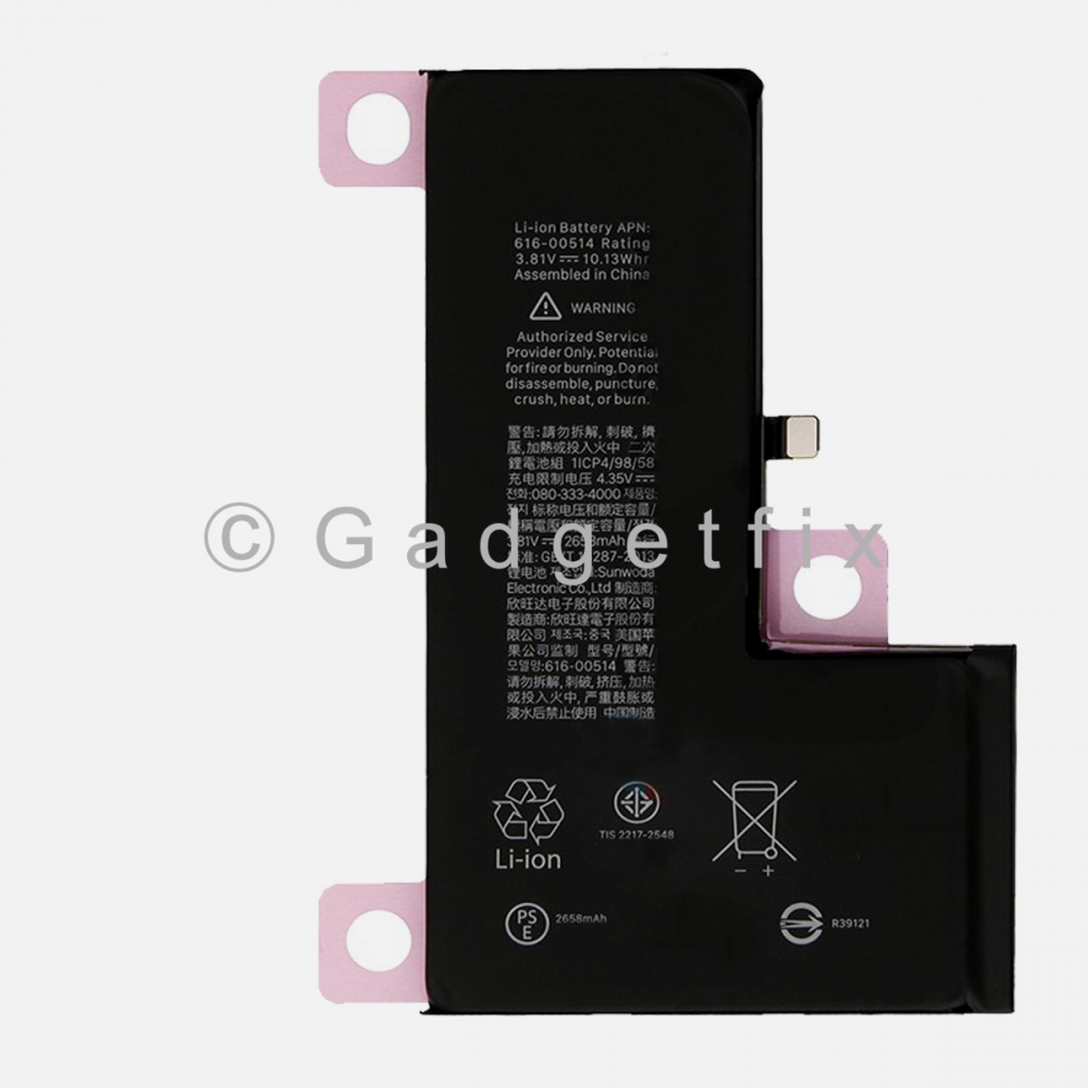 New 2659 mAh Battery Replacement For Iphone XS 616-00512