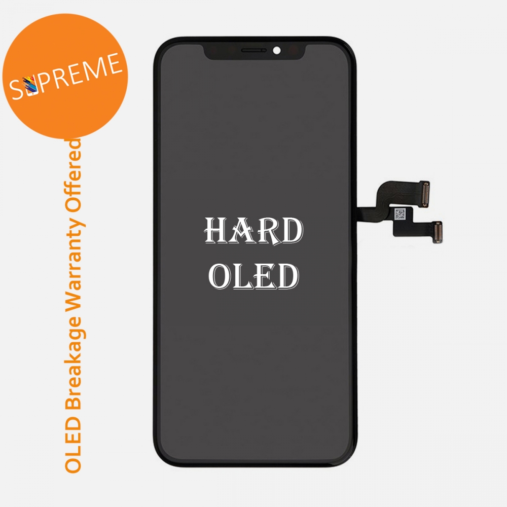 Supreme Hard OLED Display LCD Touch Digitizer Screen + Frame for iPhone XS