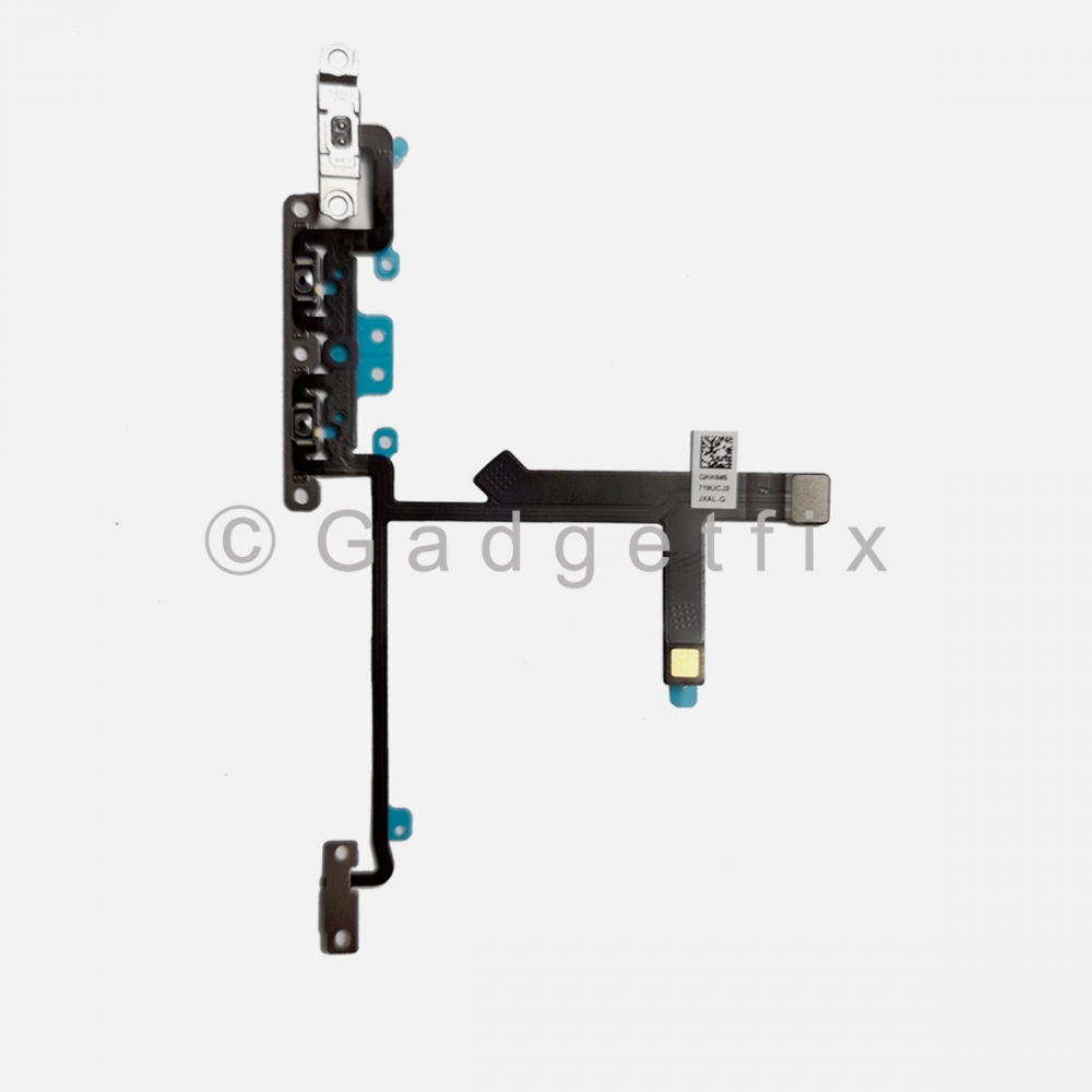 Volume Button Connector Flex Ribbon Cable w/ All Brackets For Iphone Xs