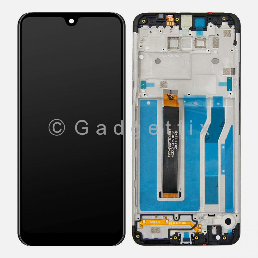 Display LCD Touch Screen Digitizer w/ Frame for LG K50S 2019