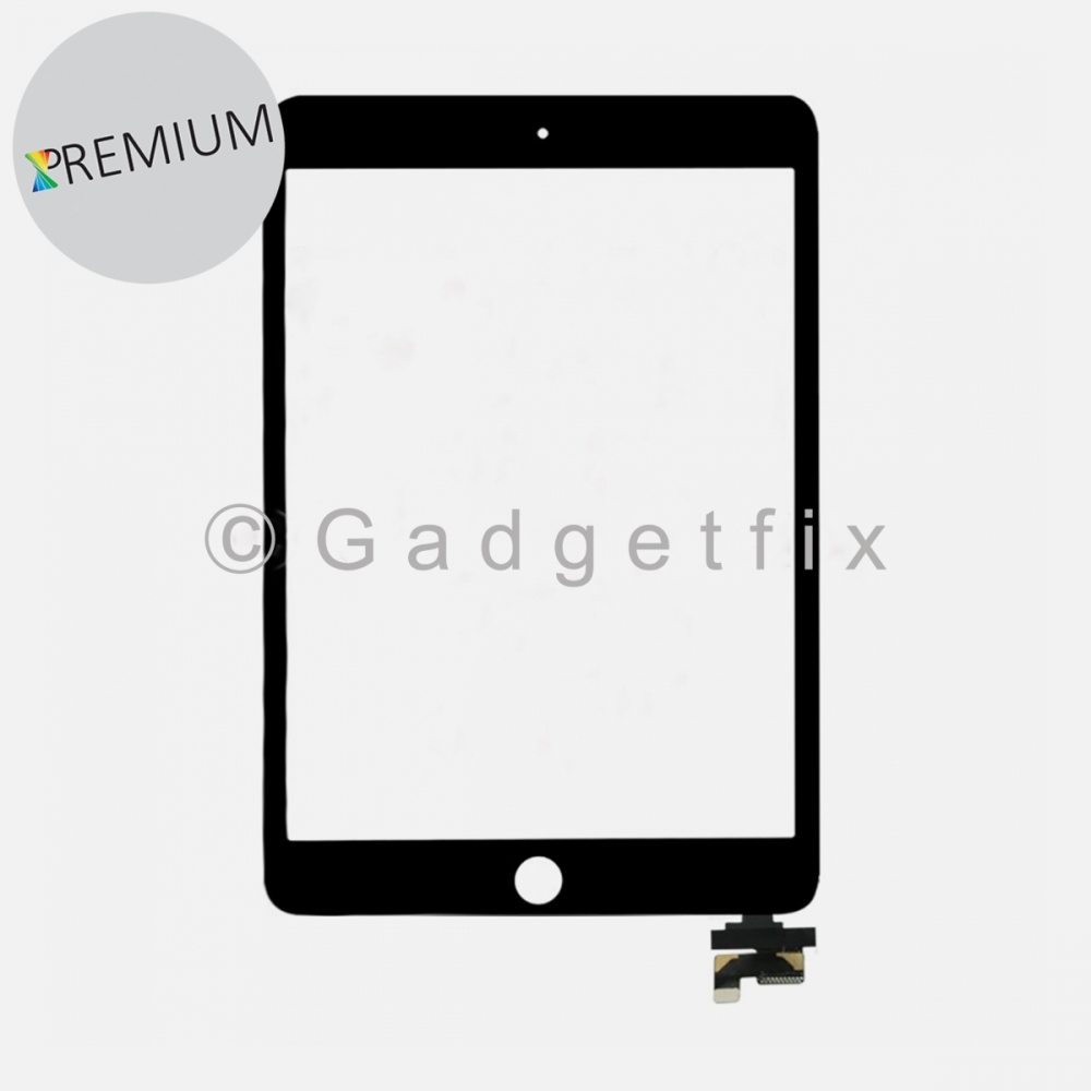 Black Premium Touch Screen Digitizer Glass W/ Copper Film + IC Board  for iPad Mini 3 3rd Gen | A1599 | A1600