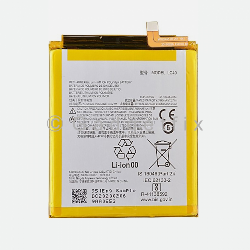 Replacement Battery LC40 For Motorola E XT2052 (2020)