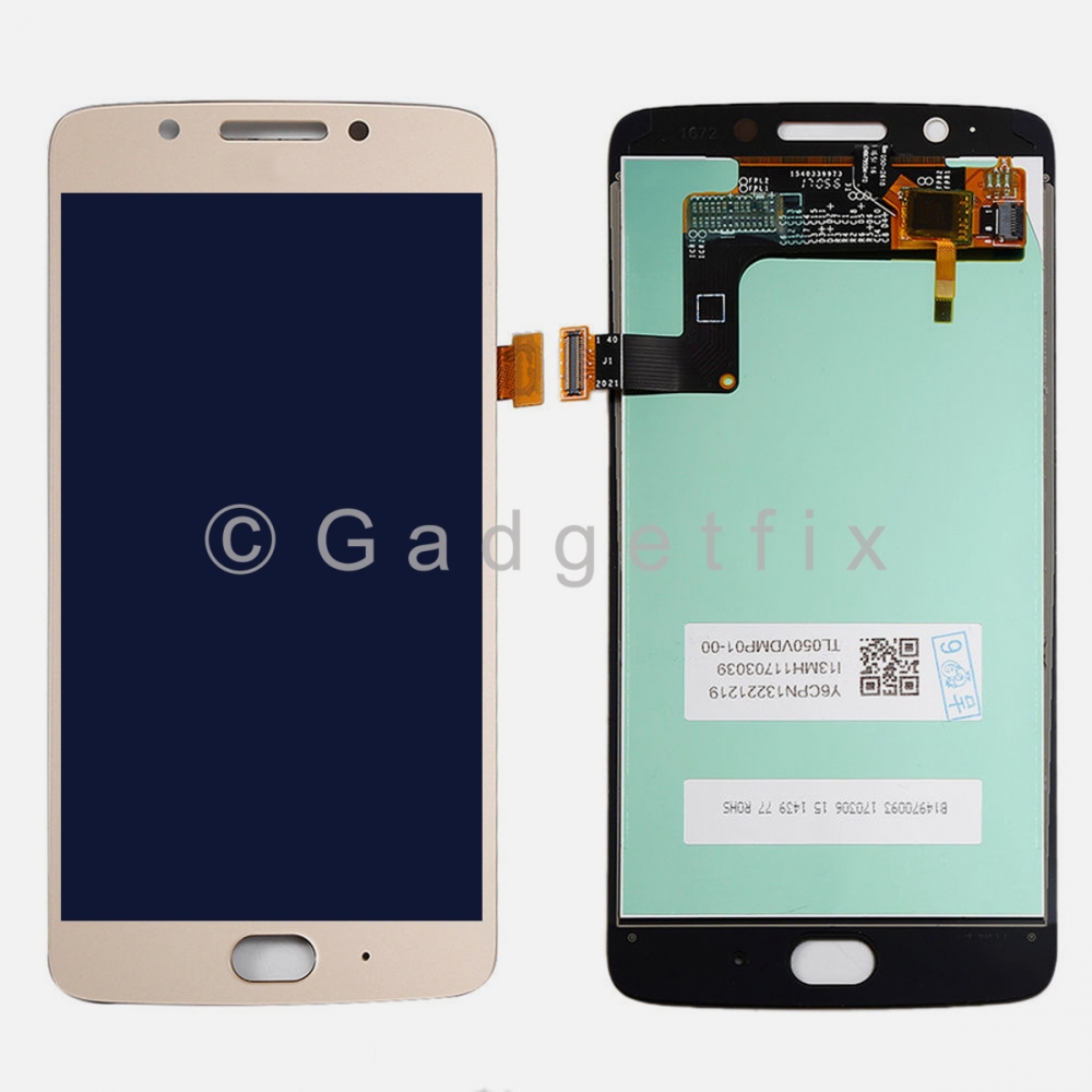 Gold Motorola Moto G5 XT1670 XT1671 XT1677 LCD Display Touch Screen Digitizer