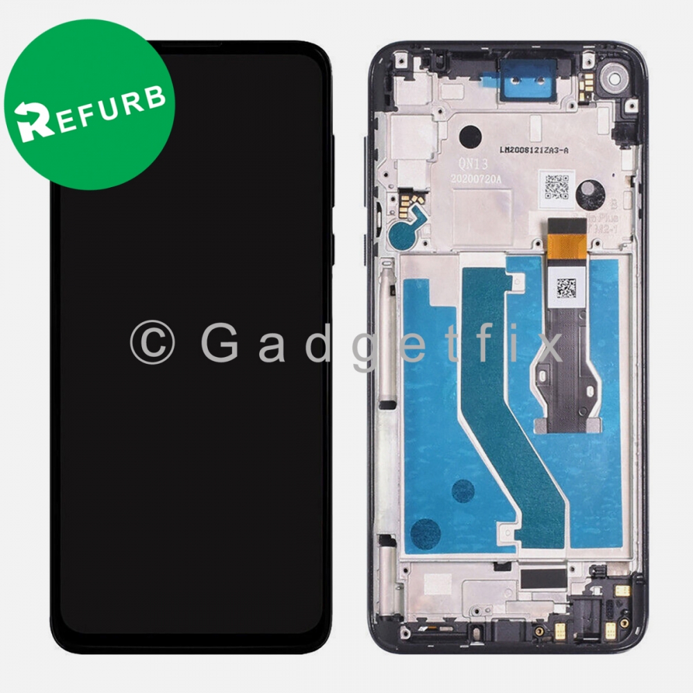 Refurbished Display LCD Touch Screen Digitizer With Frame For Motorola Moto G Stylus XT2043 (2020)