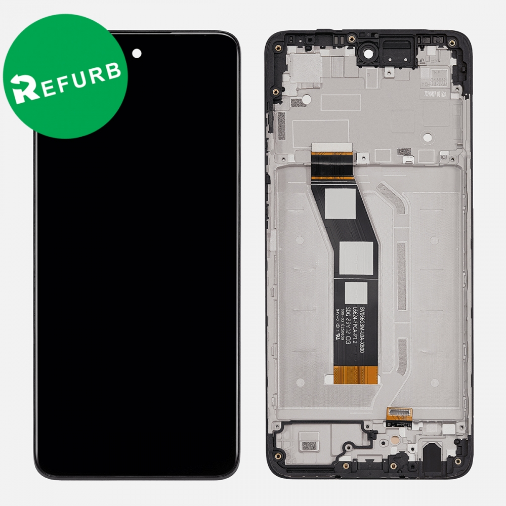 Refurbished Display LCD Touch Screen Digitizer Frame For Motorola Moto 5G XT2417 2024