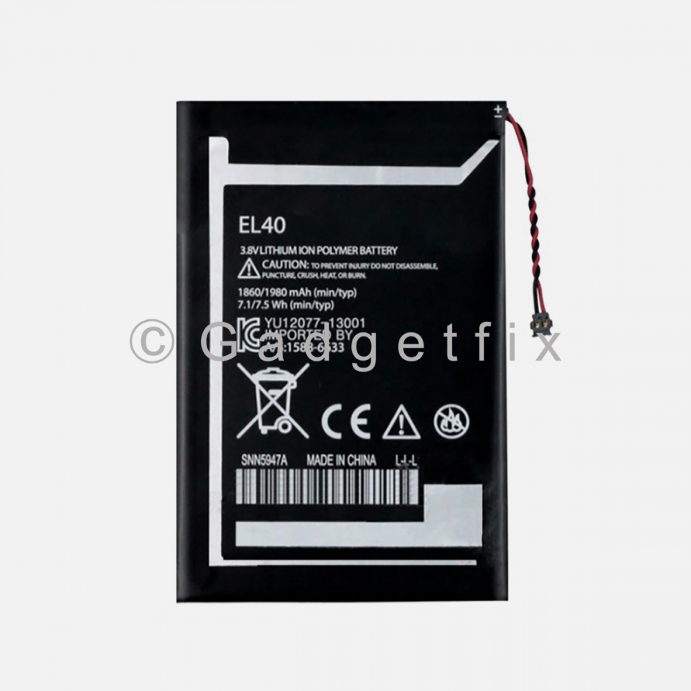 Replacement Battery EL40 For Motorola E (2014) | XT1021 | XT1023