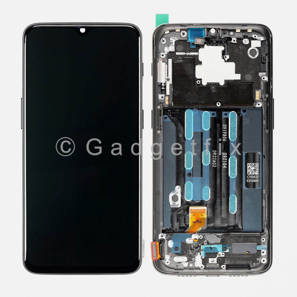 Refurbished OLED Display LCD Screen Touch Screen Digitizer + Frame For Oneplus 6T