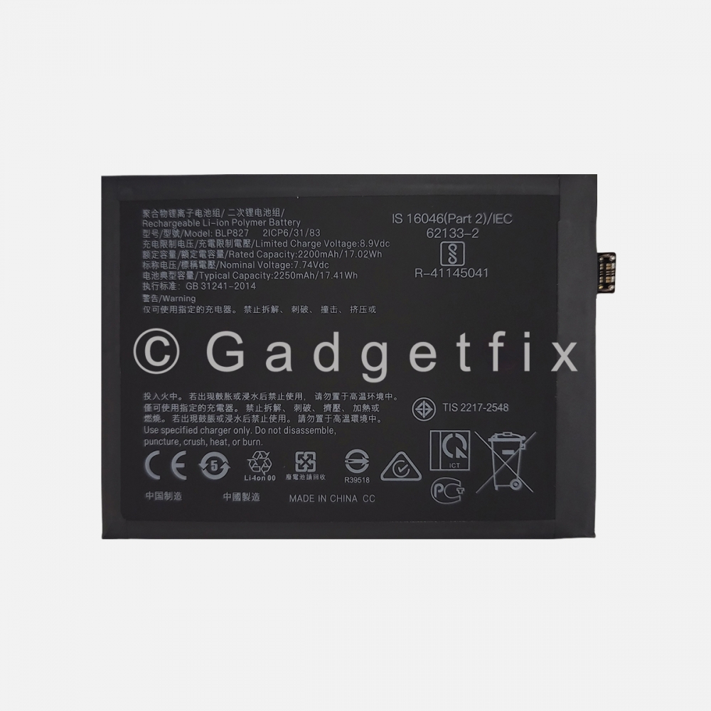 Li-Po Battery BLP827 Replacement For OnePlus 9 PRO 
