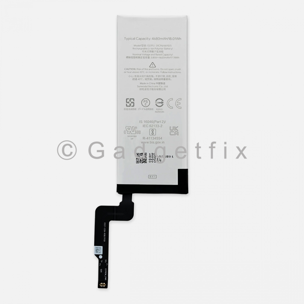 Replacement Battery for Google Pixel 5A G27FU 4620 mAh 3.85 V