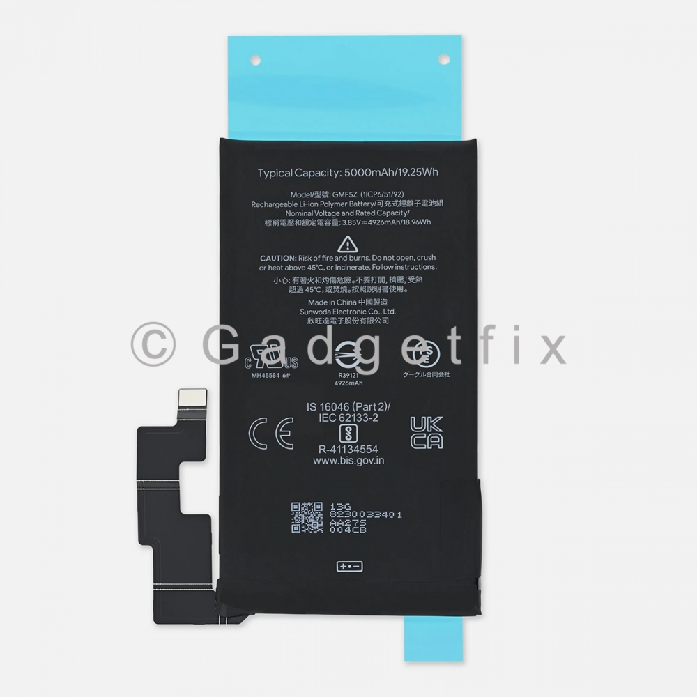Replacement Battery for Google Pixel 7 Pro GMF5Z 5000 mAh 3.85 V