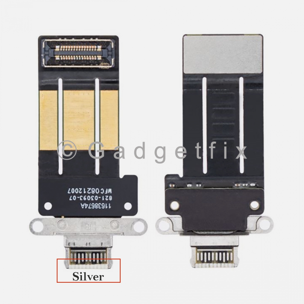 Silver Charging Port Dock Flex Cable For iPad Pro 11 3rd Gen  | 12.9 5th Gen (2021)