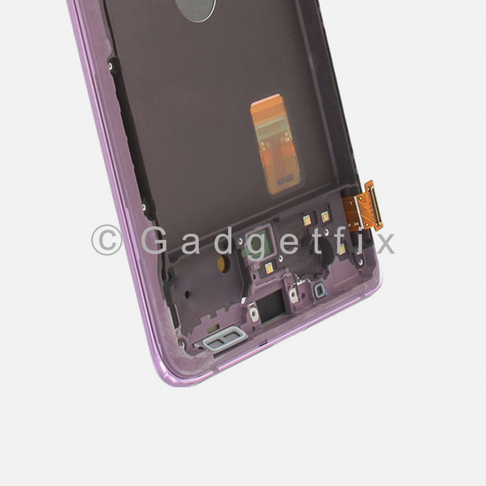 Lavender Display LCD Touch Screen Digitizer + Frame For Samsung Galaxy S20 FE 5G (Service Pack)