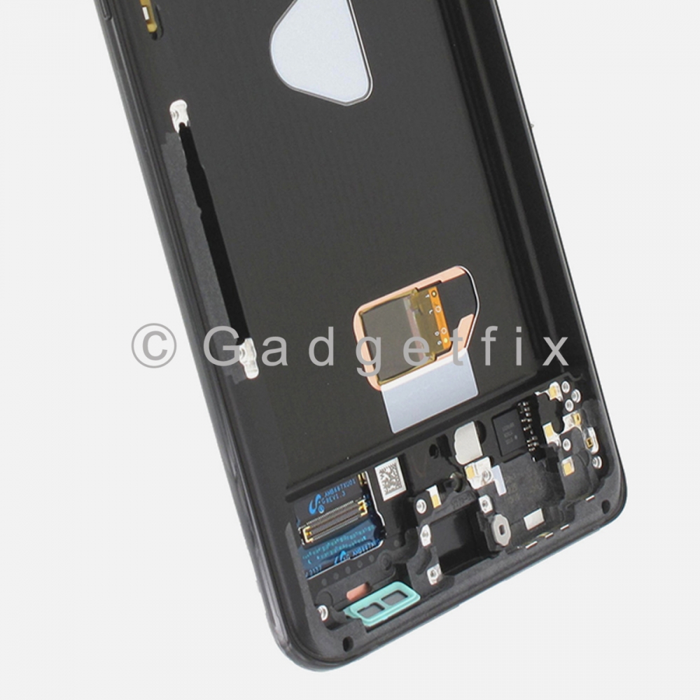 Black Display LCD Touch Screen Digitizer + Frame for Samsung Galaxy S21+ 5G Plus (Service Pack)