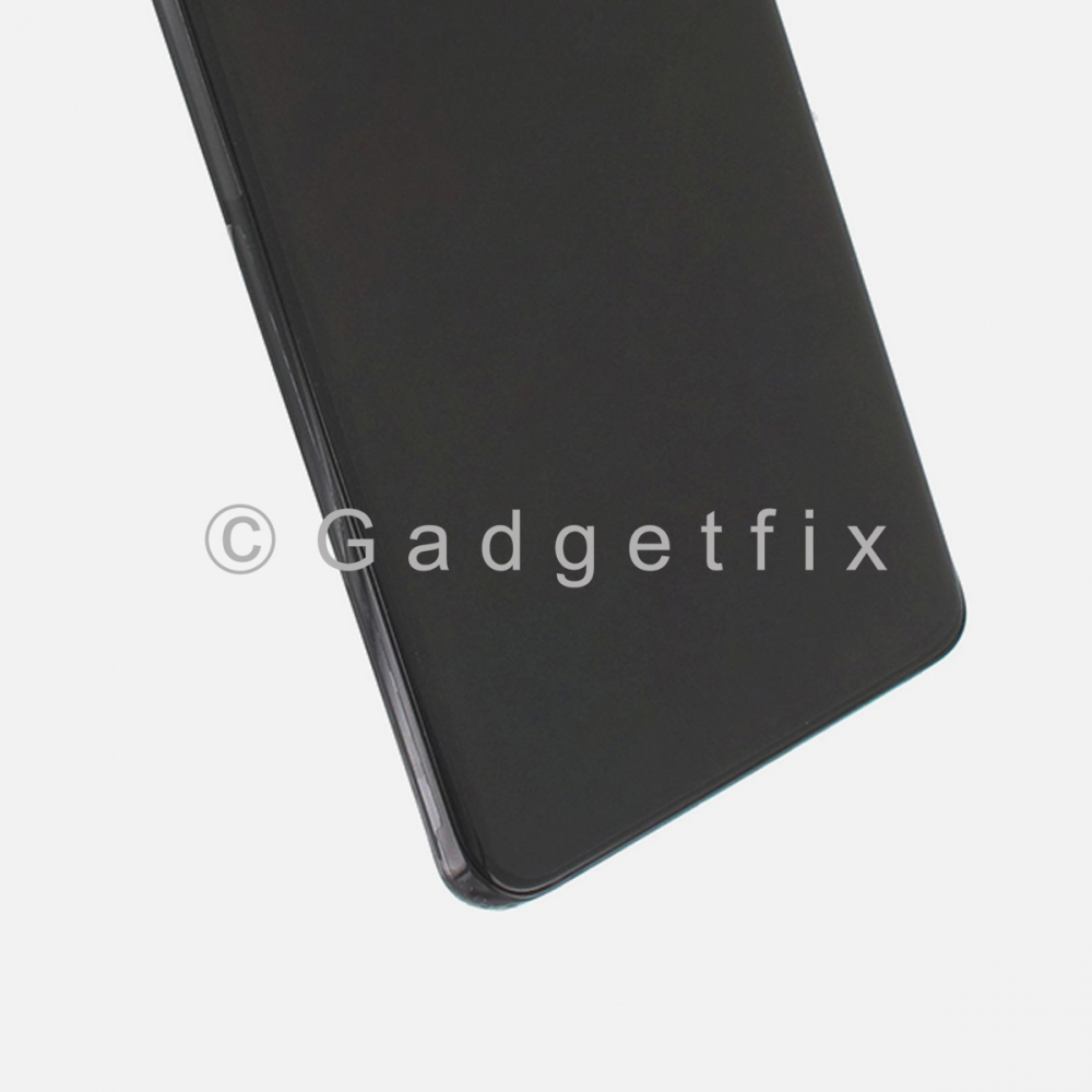 Black Display LCD Screen Digitizer Frame for Samsung Galaxy S21 Ultra 5G G998 G998U (Service Pack)