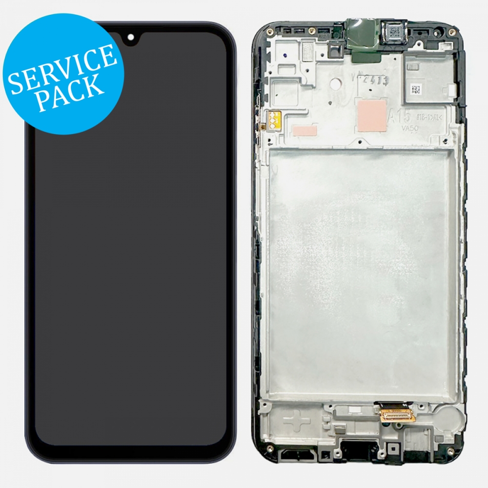 OLED Display LCD Touch Screen Digitizer Frame For Samsung Galaxy A15 4G A155 | 5G A156U (Service Pack)