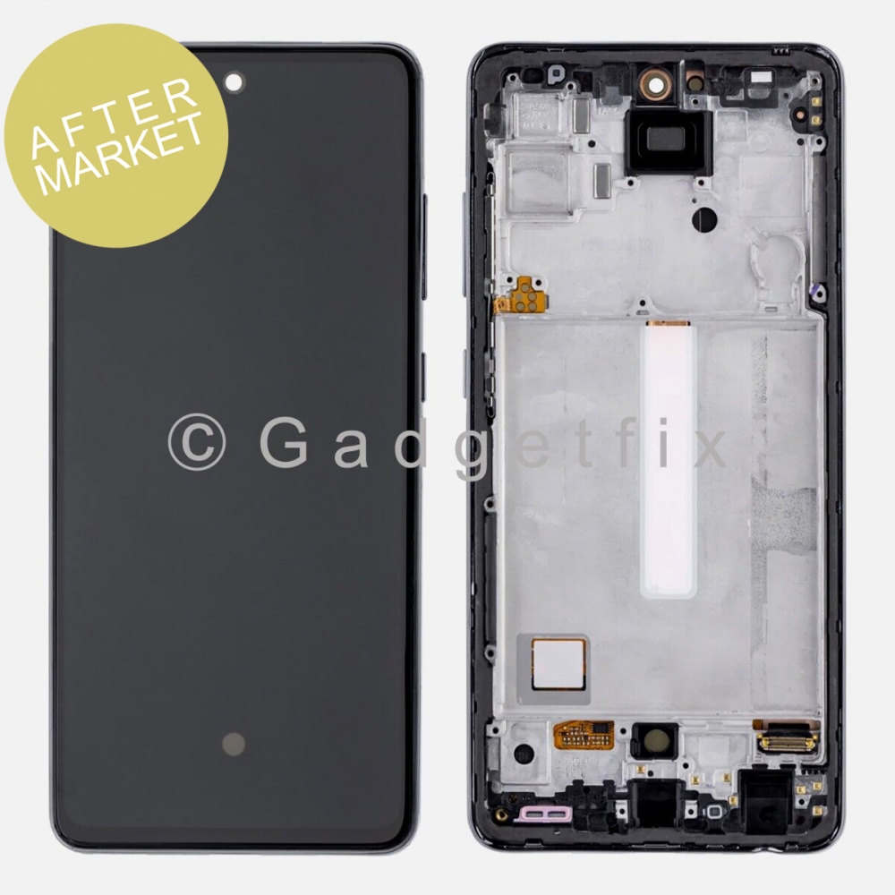 Aftermarket Black OLED Display LCD Screen Digitizer + Frame For Samsung Galaxy A53 5G | A536 All Versions
