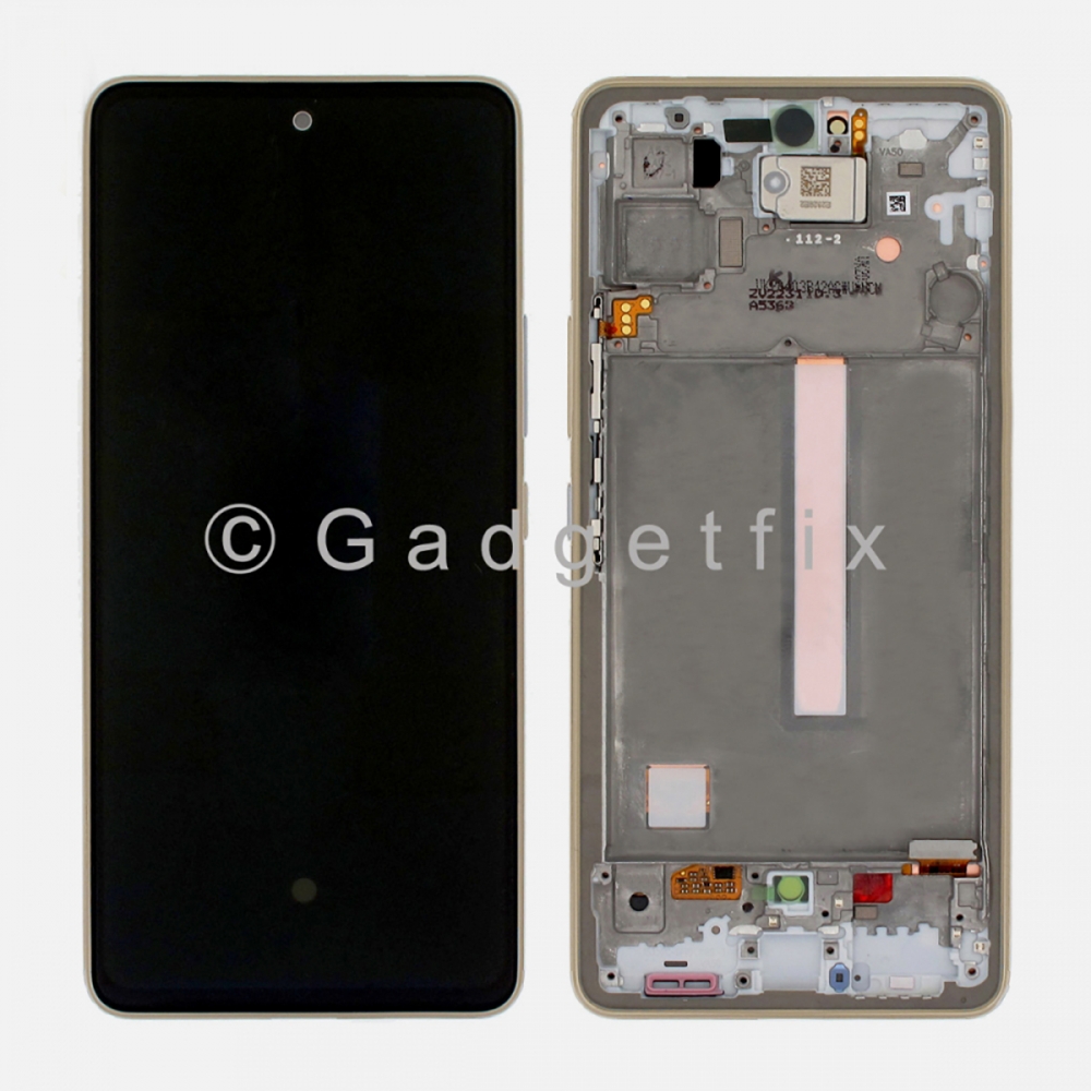 Incell Gold Display LCD Touch Screen Digitizer Frame for Samsung Galaxy A53 | A536U
