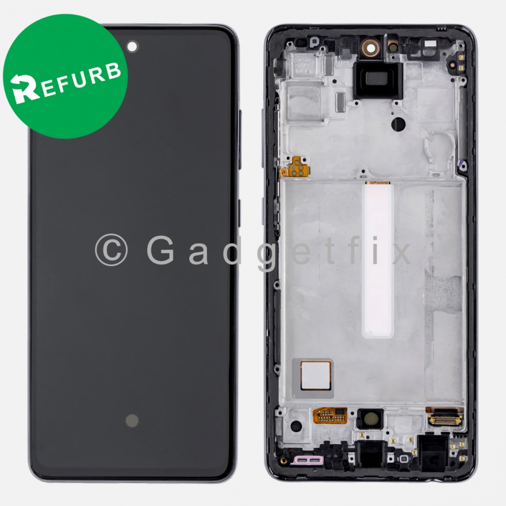 Black OLED Display LCD Touch Screen Digitizer Frame for Samsung Galaxy A53 | A536U (US Version)