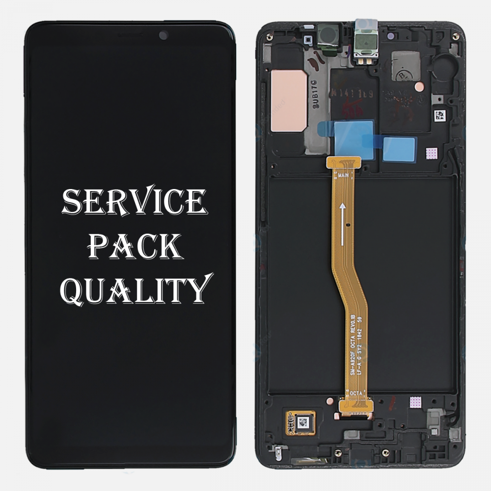 Samsung Galaxy A9 2018 A920 Amoled Display LCD Touch Screen Digitizer + Frame (Service Pack)