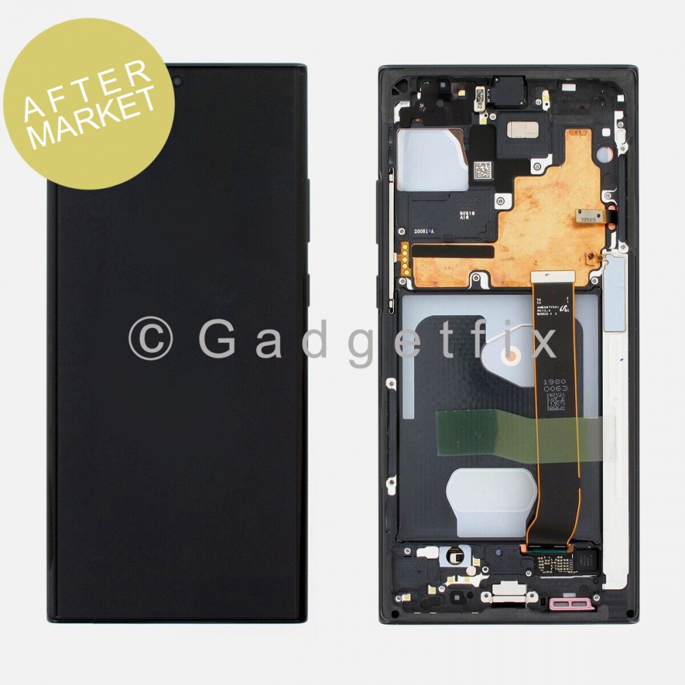 Aftermarket Black OLED Display Screen Digitizer With Frame For Samsung Galaxy Note 20 Ultra N985 | N986 