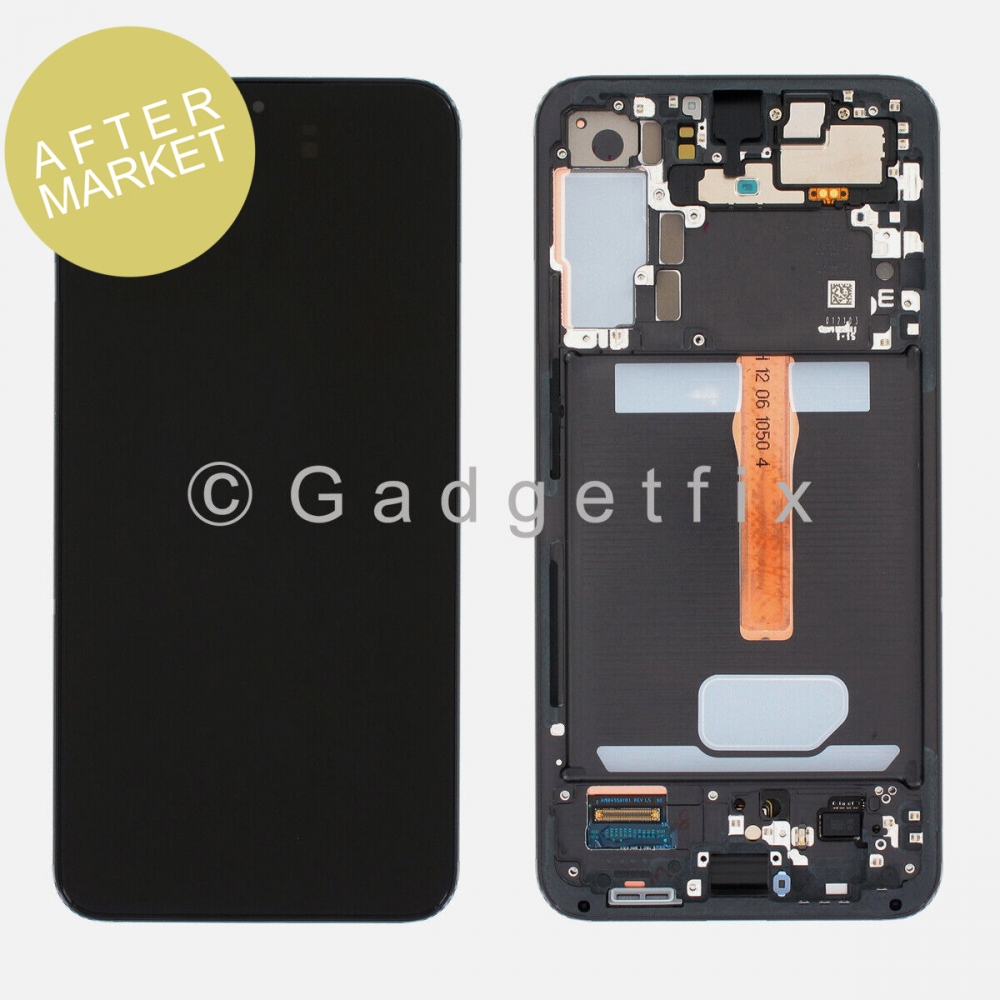 Aftermarket Black Display Screen Digitizer With Frame for Samsung Galaxy S22 Plus 5G
