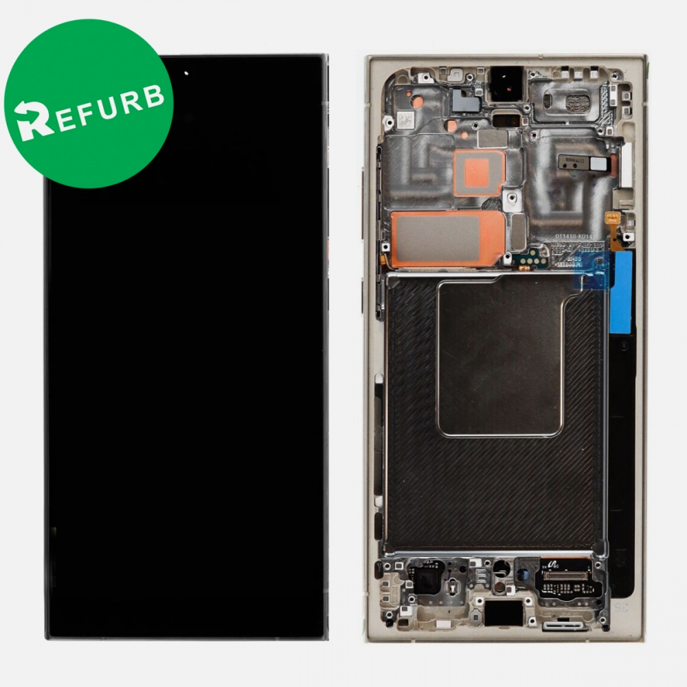 Gray Samsung Galaxy S24 Ultra 5G S928 OLED Display LCD Touch Screen Digitizer + Frame