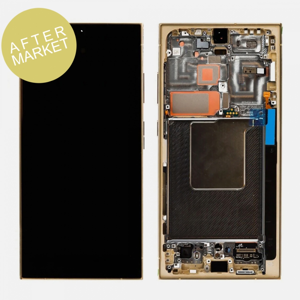Aftermarket Yellow Samsung Galaxy S24 Ultra 5G S928 OLED Display LCD Touch Screen Digitizer Frame