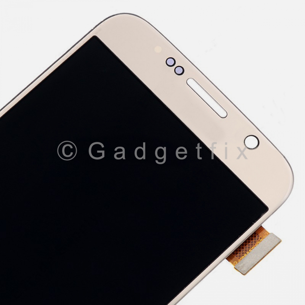 Gold Samsung Galaxy S6 G920A G920V G920P G920T LCD Screen Touch Screen Digitizer