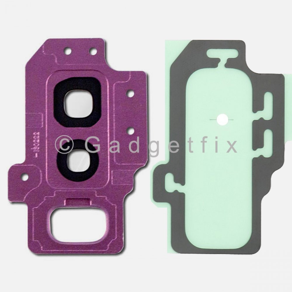 Purple Back Camera Lens Cover + Adhesive for Samsung Galaxy S9 Plus