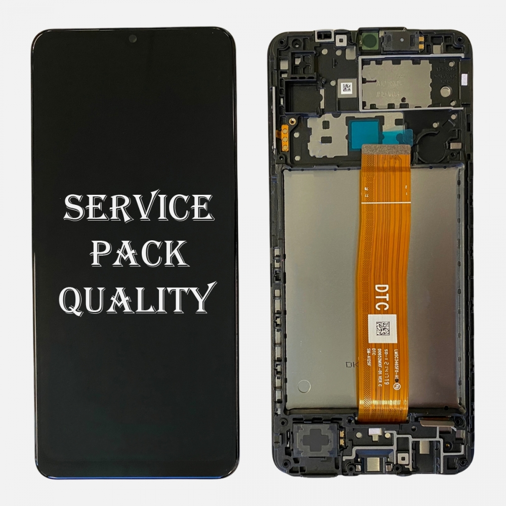 Display LCD Touch Screen Digitizer w/ Frame For Samsung Galaxy A12 2020 A125 | Service Pack