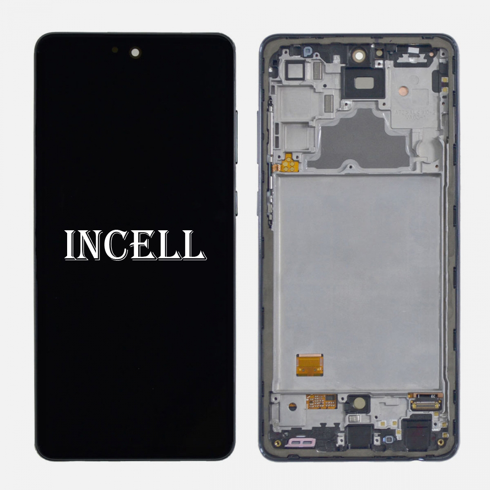 Black Samsung Galaxy A72 A725 | A726 Incell Display LCD Touch Screen Digitizer w/ Frame