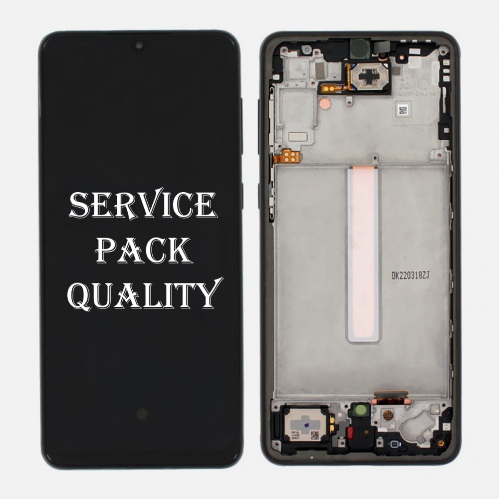 Black OLED Display LCD Touch Screen Digitizer + Frame For Samsung Galaxy A33 5G | A336 (Service Pack)