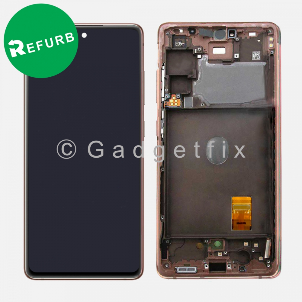 Orange OLED Display LCD Touch Screen Digitizer + Frame For Samsung Galaxy S20 FE | G780 | G781