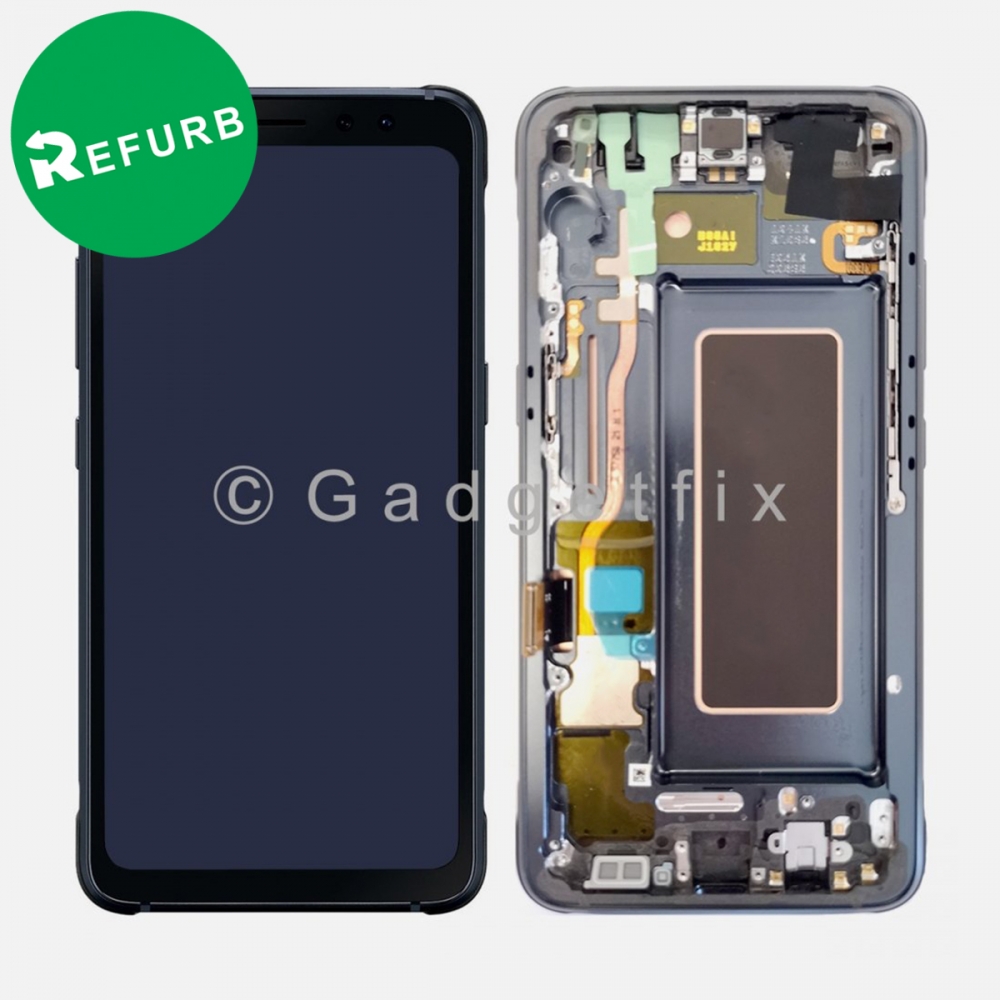 Gray OLED Display Touch Screen Digitizer + Frame For Samsung Galaxy S8 Active G892