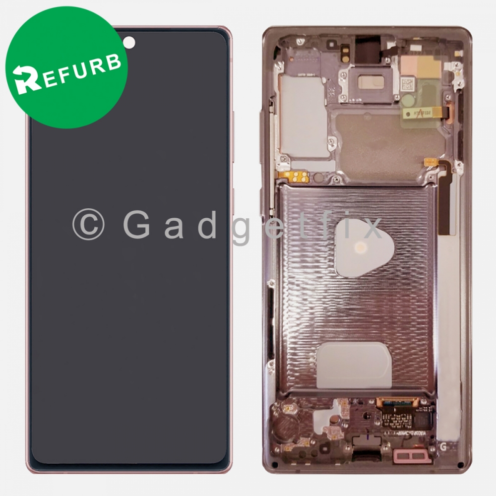 Bronze OLED Display LCD Touch Screen Digitizer + Frame for Samsung Galaxy Note 20 5G | N980 | N981