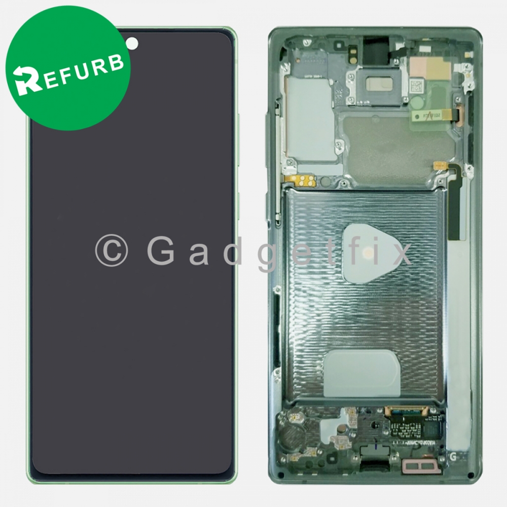 Green OLED Display LCD Touch Screen Digitizer + Frame for Samsung Galaxy Note 20 5G | N980 | N981