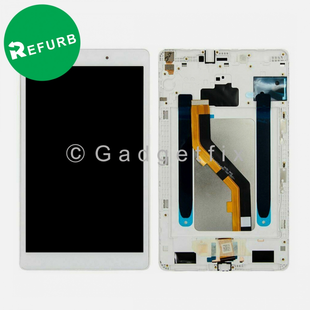 White Display LCD Screen Assembly + Frame For Samsung Galaxy Tab A 8.0" T290  (Wifi | 2020)