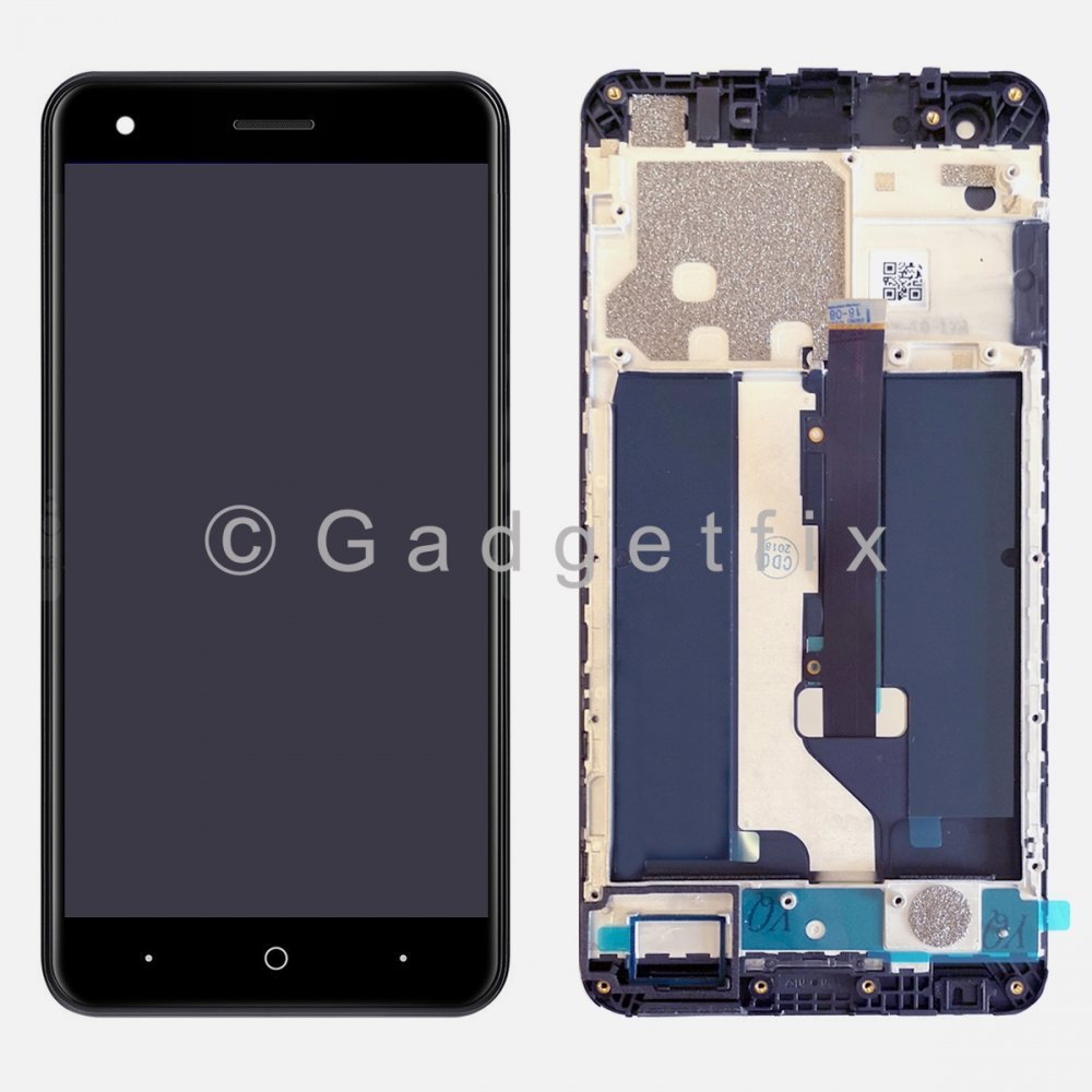 ZTE Blade X Z965 LCD Display Touch Screen Digitizer Assembly + Frame